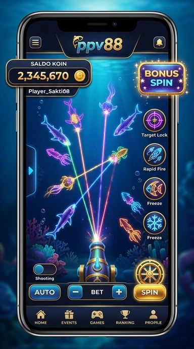 Galeri pratinjau visual ppv88 build APK resmi terbaru